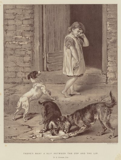 Il y a loin de la coupe aux lèvres - Briton Riviere